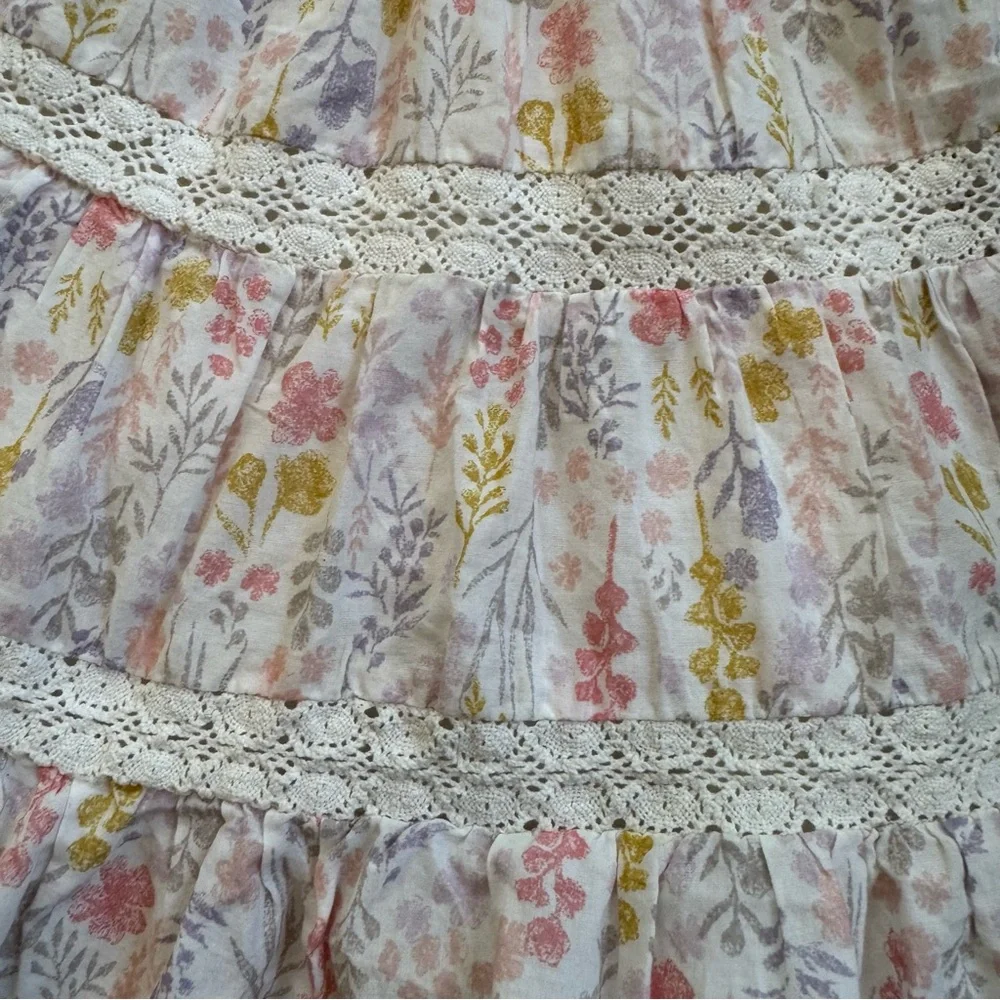Tommy Bahamas SunDress Girls Sz 24M/2T Floral Lace READ